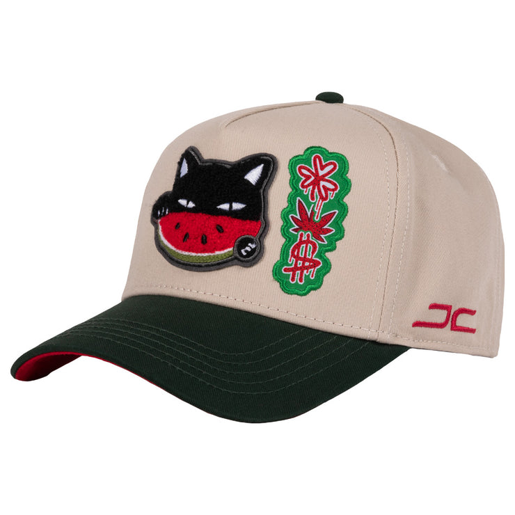 WATERMELON CAT BEIGE GREEN