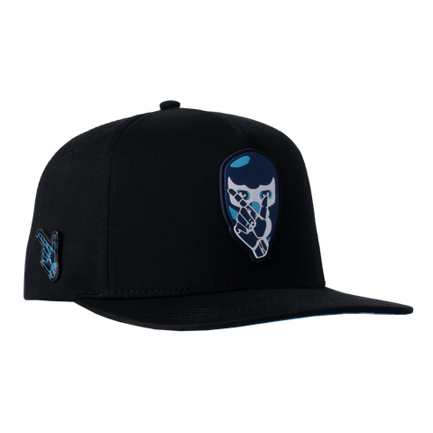 BLUE JC HATS MASK BLACK