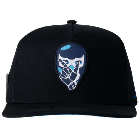 BLUE JC HATS MASK BLACK