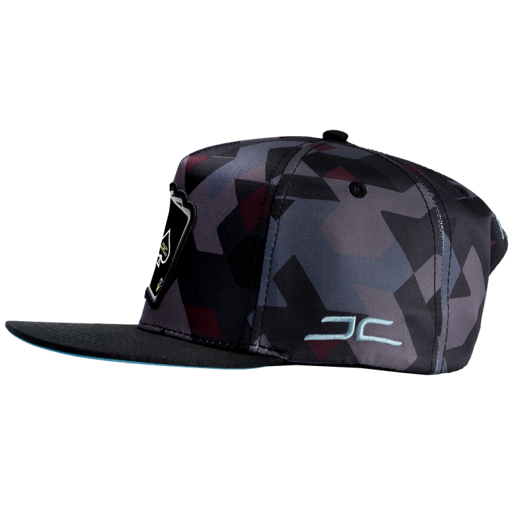 POKER CAMO BLUE/RED