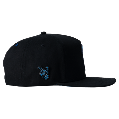 BLUE JC HATS MASK BLACK