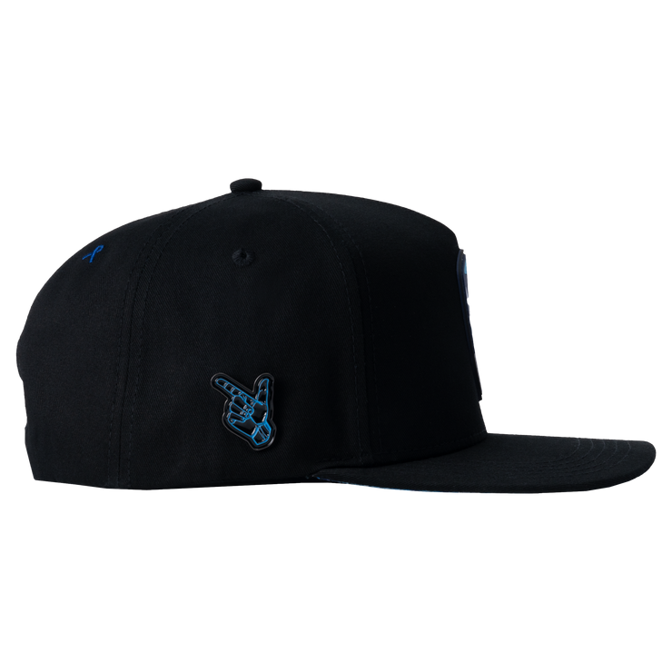 BLUE JC HATS MASK BLACK