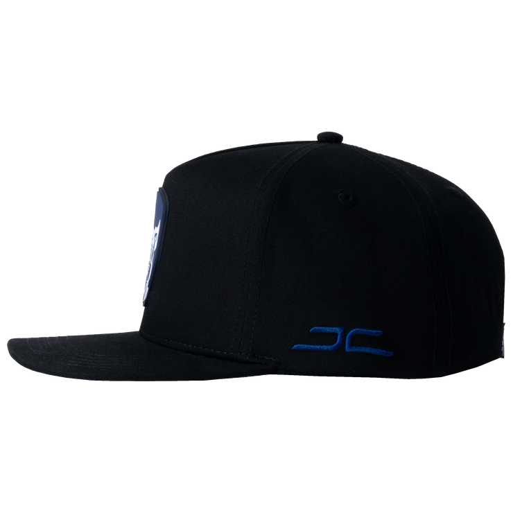 BLUE JC HATS MASK BLACK