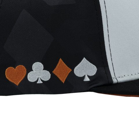 POKER CAMO WHITE BLACK