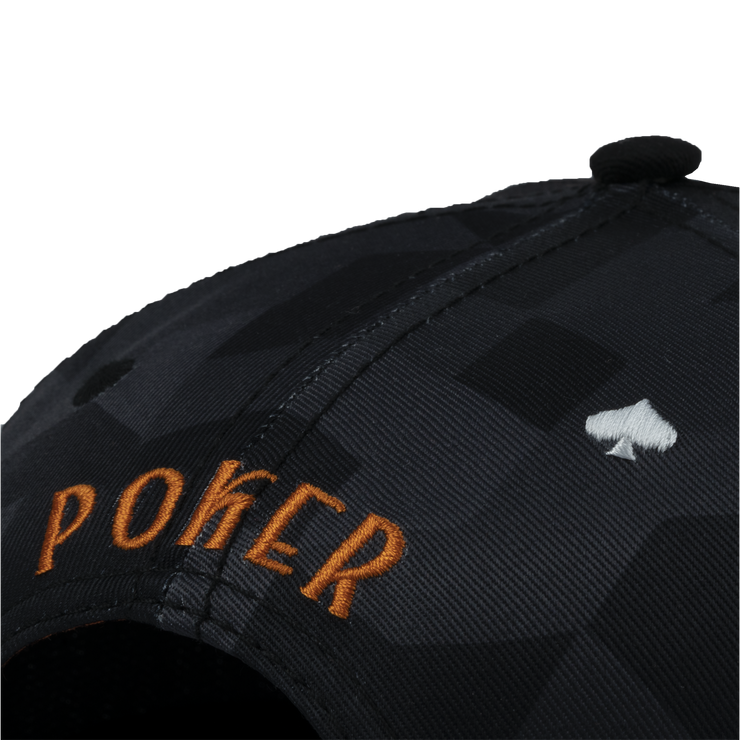 POKER CAMO WHITE BLACK