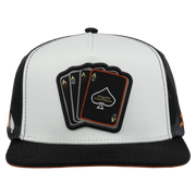 POKER CAMO WHITE BLACK