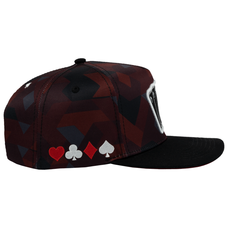 POKER CAMO BURGUNDY